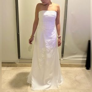 White gown handmade in Mexico